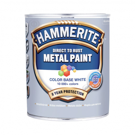 Фарба Hammerite Metal Paint Color Base White від Farba Service