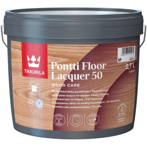 Лак для підлоги Tikkurila Pontti Floor 50 від Farba Service