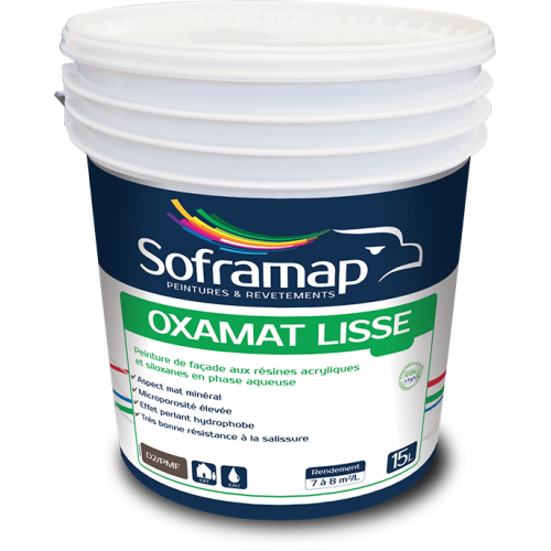 Фарба фасадна Soframap OXAMAT LISSE від Farba Service