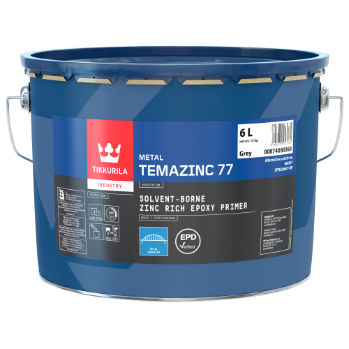 Епоксидний цинковмісний ґрунт Tikkurila Temazinc 77 від Farba Service