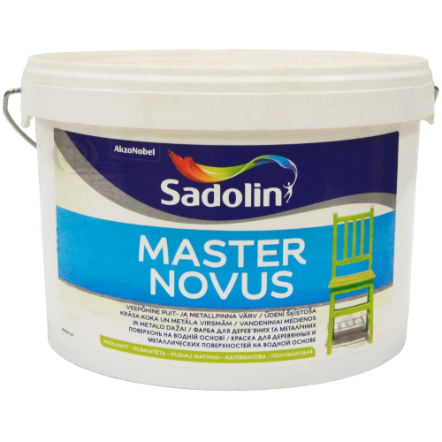 Фарба для дерева напівматова Sadolin Master Novus від Farba Service