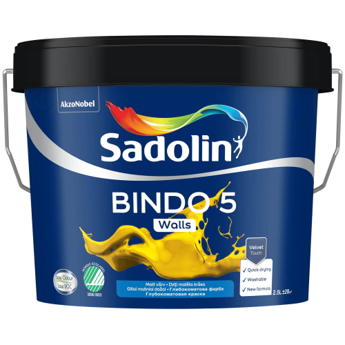 Фарба для стін Sadolin Bindo 5 від Farba Service