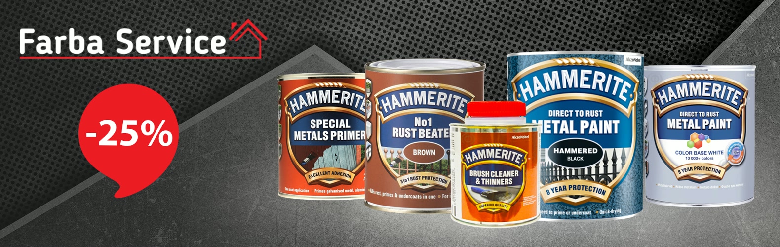Робимо знижку на покриття Hammerite!