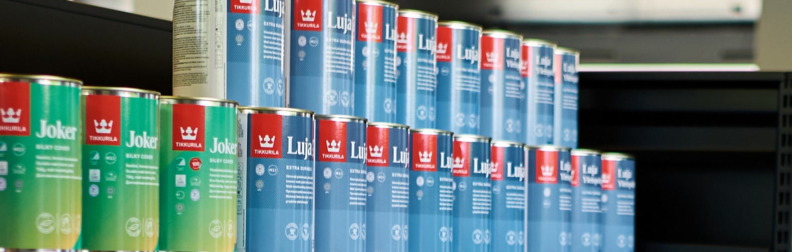 Кращі покриття Tikkurila зі знижкою 20%!